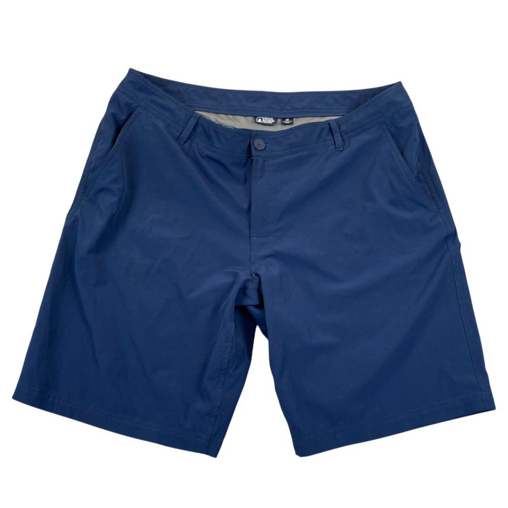 Eastern Mountain Sports Mens Shorts Size 40 Chino Flat Front Casual Summer Navy